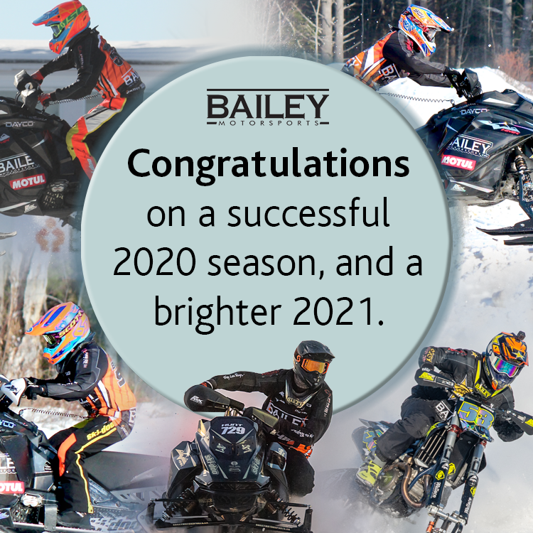 Bailey motorsports 2020 Congratulations!